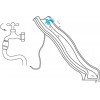 Tobogan KBT,Lungime 230 cm, Inaltime de asezare 120 cm, albastru
